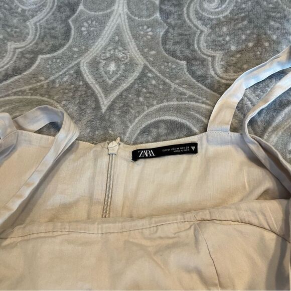 Zara GATHERED SHORT DRESS - Picture 7 of 7